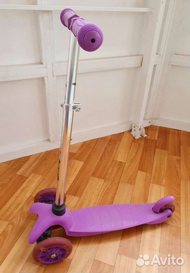 Самокат детский трехколесный бу