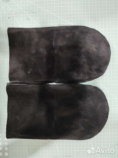 Рукавицы рабочие кожанные