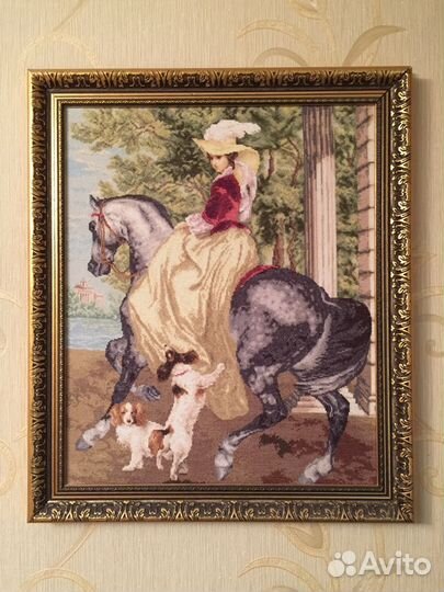 Картина вышитая (ручная работа)