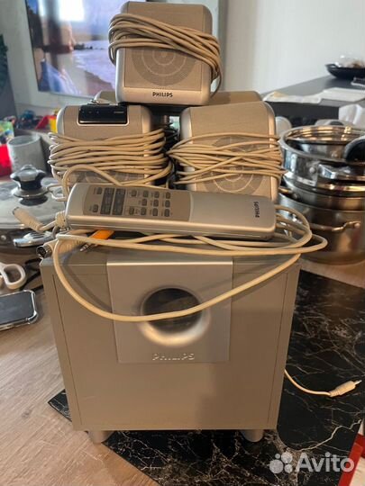 Акустические колонки с сабвуфером 5.1