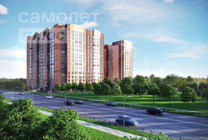 3-к. квартира, 86,2 м², 8/16 эт.