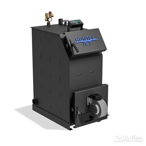 Твердотопливный котёл с увеличенной топкой