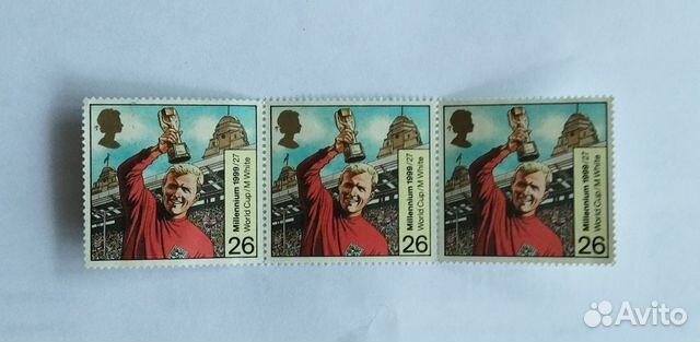 Марки Великобритании Bobby Moore 1999 год