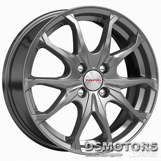 Диски Brent 6.0/16 4x100 ET50 d60.1 дарк платинум