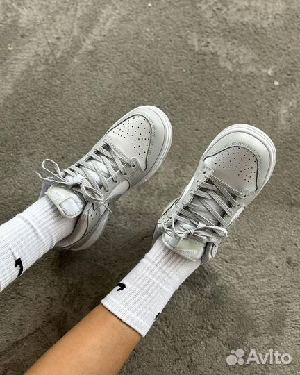 Кроссовки Nike ab dunk low grey 36-45