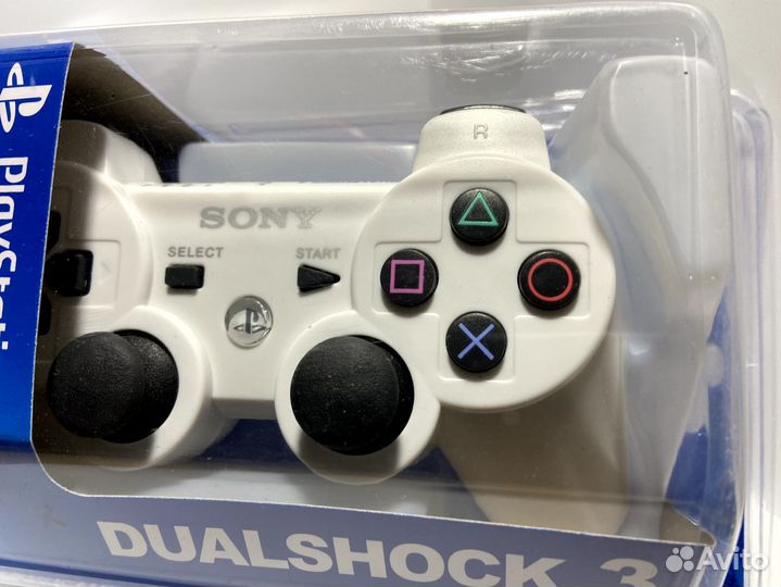 PS 3 геймпад беспроводной (белый)