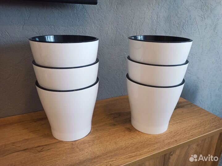 Горшок для цветов двойной (с автополивом)