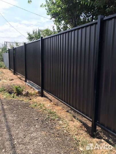 Забор и Навес установка на Заказ