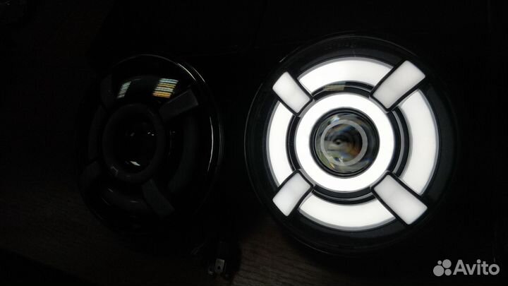 Светодиодные фары для ваз 2121 нива Тюнинг вид7