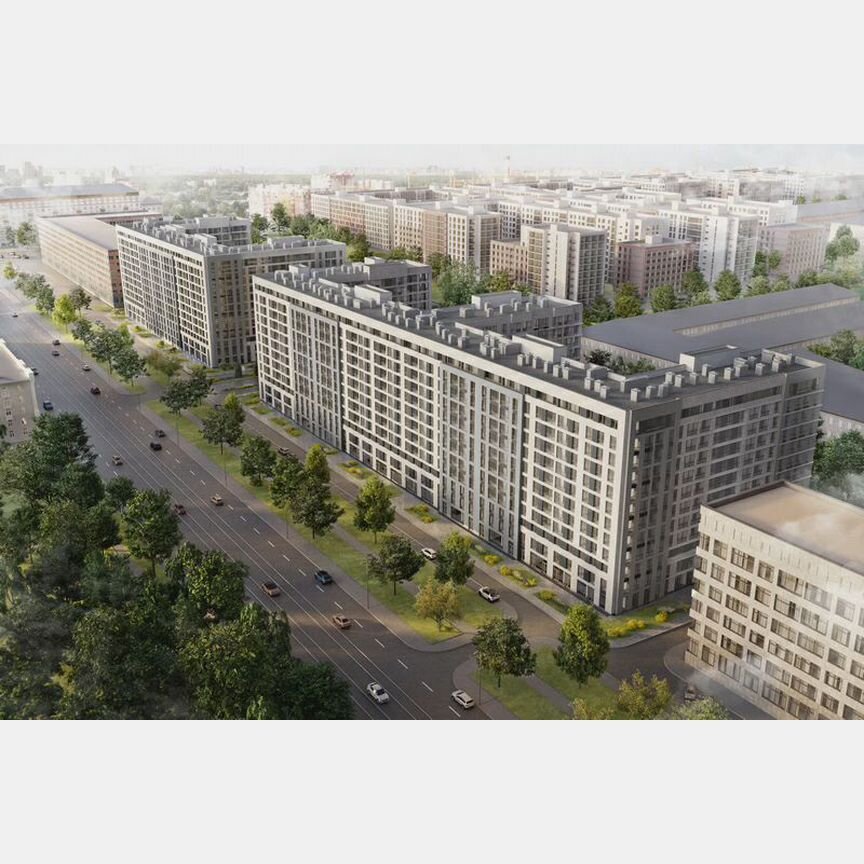 2-к. квартира, 65,7 м², 3/12 эт.