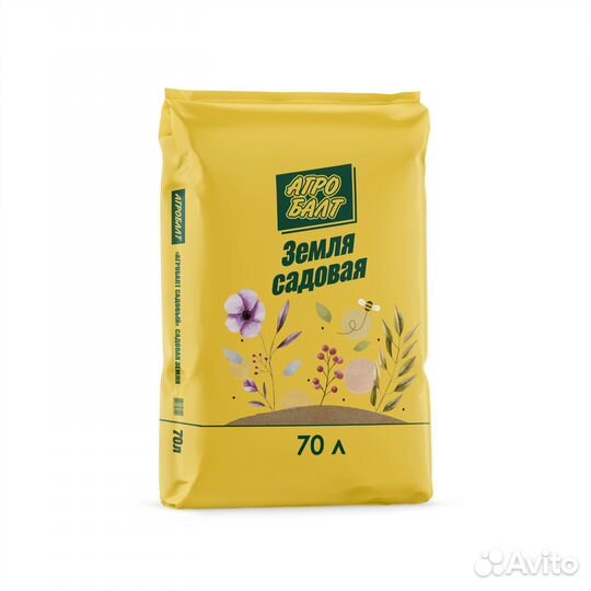 Торф и грунты Агробалт, 250, 70 и 35 литров