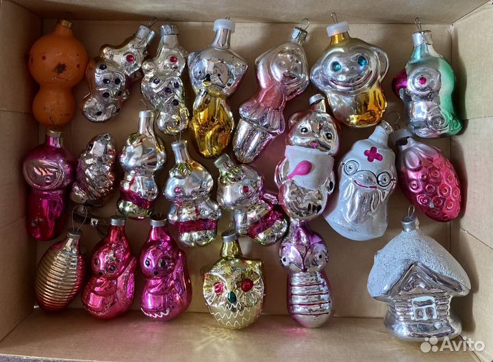 Елочные игрушки СССР