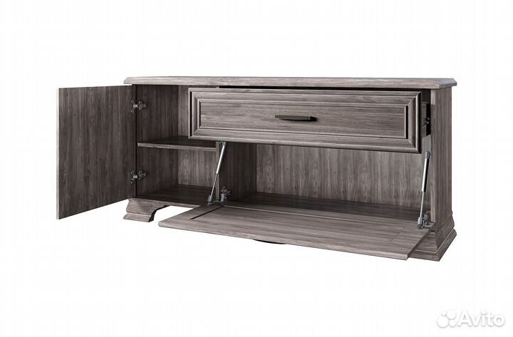 Тумба RTV 2D1S, tiffany, цвет Орех элия темный