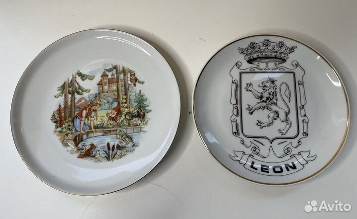 Тарелки посуда СССР сувенирные