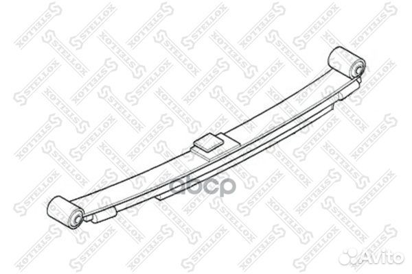 12-00009-SX рессора задн. 61 275 08 Ford Trans