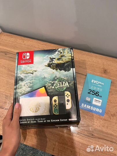 Nintendo switch oled zelda edition чип 512