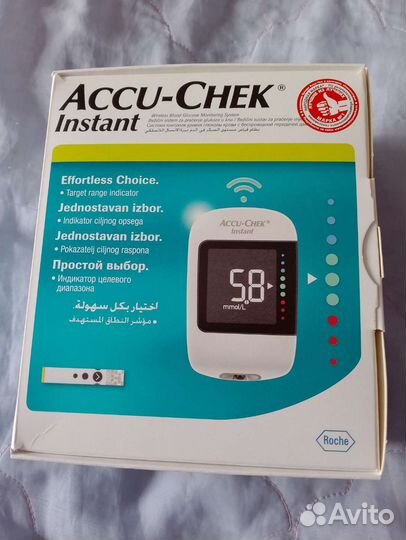 Глюкометр акку чек инстант новый