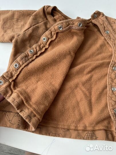 Кофточка на флисе Крокид 74 размера