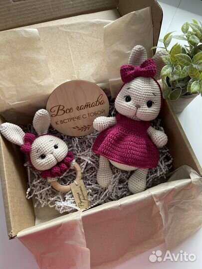 Мягкая игрушка заяц