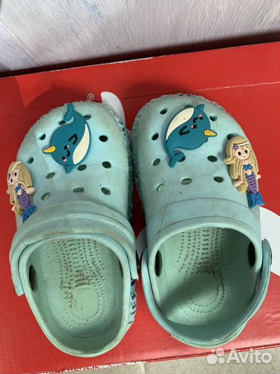 Сланцы crocs детские 23