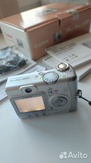 Компактный фотоаппарат canon powershot a520