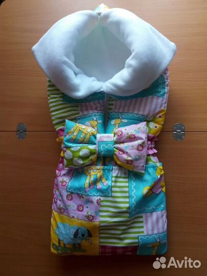 Конверт-трансформер для новорождённого, новый