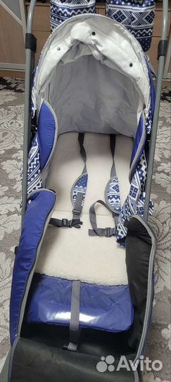 Детские санки коляска
