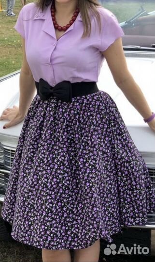 Платье в стиле стиляг