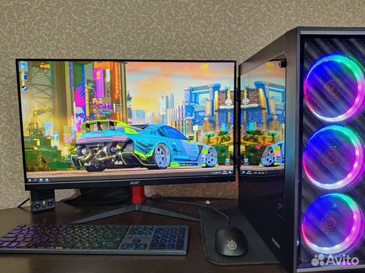 Игровой компьютер i7,RX5700, SSD, 16гб озу