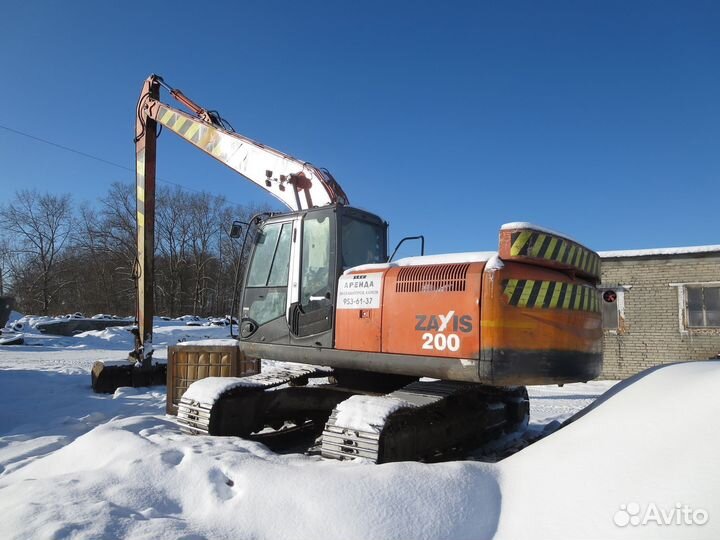 Гусеничный экскаватор Hitachi ZX200 Long Reach, 2014