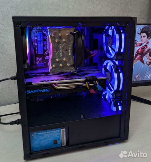 Игровой пк Intel Core I7 2600K Rx 580 Sapphire Nit