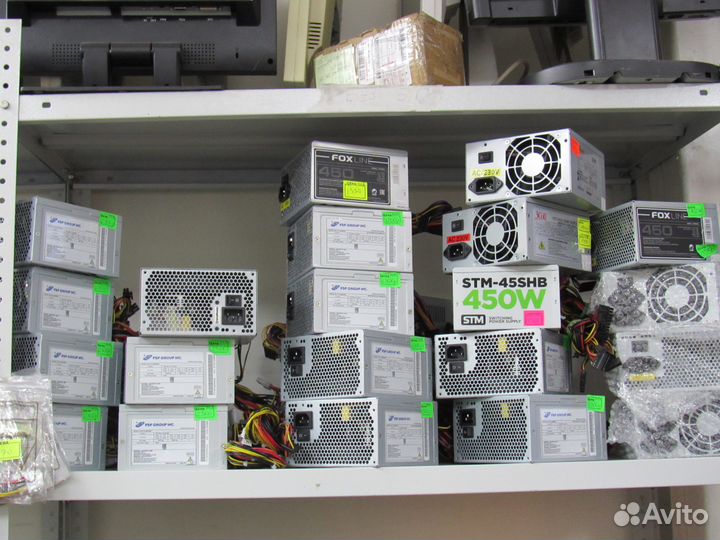 Очень много блоков питания 300-450Вт