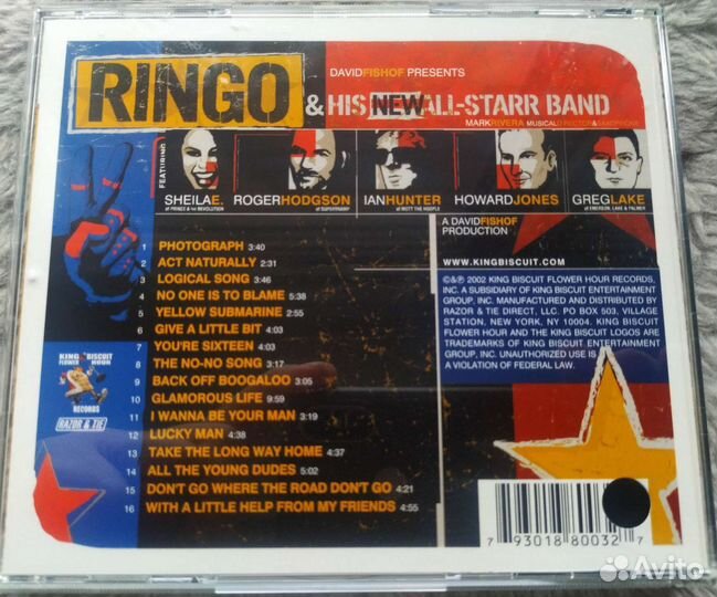Ringo & His New All-Starr Band сд 2002 США