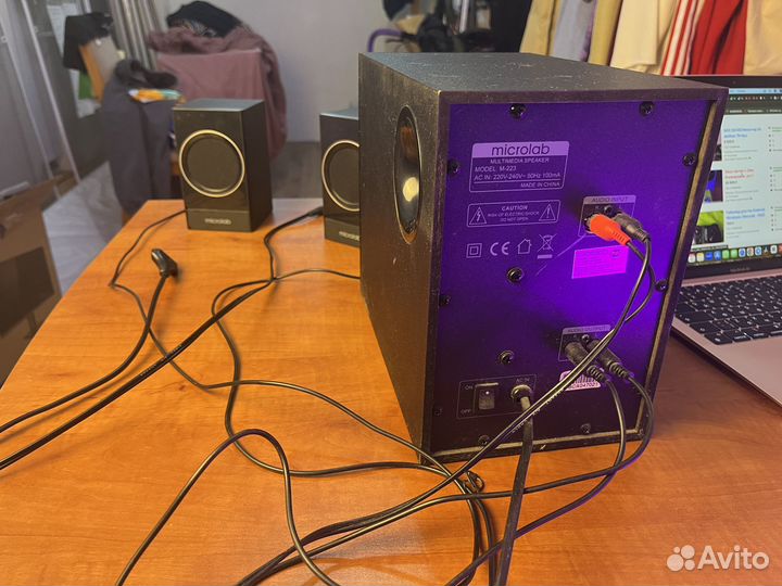 Колонки с сабвуфером 2.1. Microlab M223