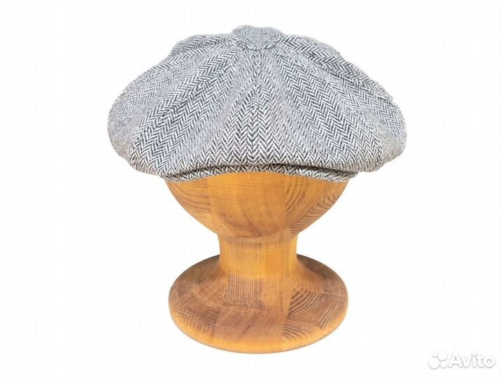 Твидовая кепка восьмиклинка