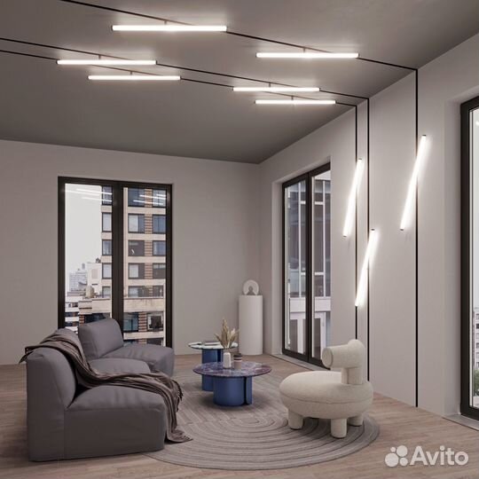 Трековый светодиодный светильник Arlight Mag-Orient-Tube-Turn-L900-30W Warm3000 036479