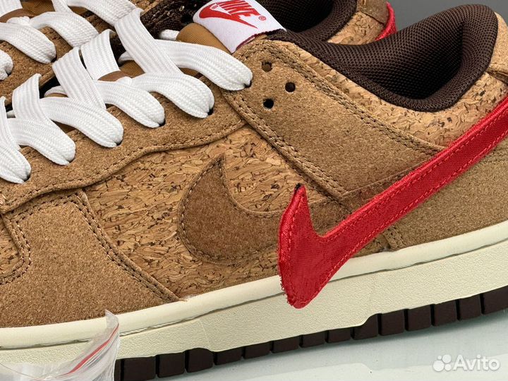 Кроссовки Nike Dunk Low X Clot Cork