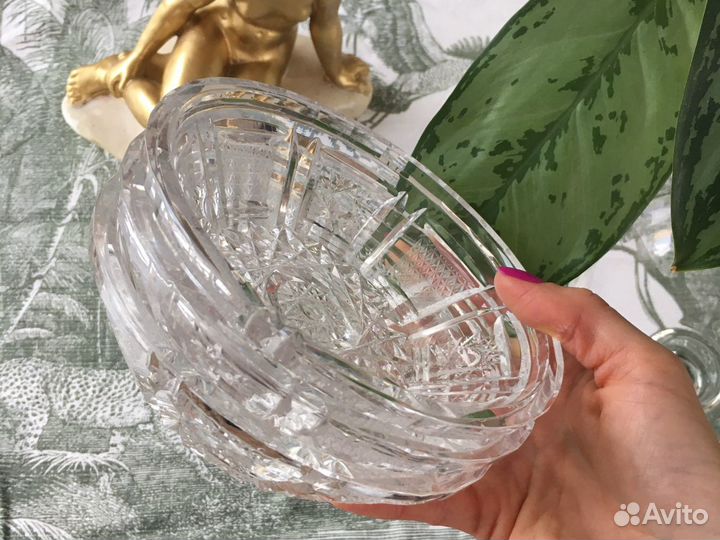 Салатники хрустальные