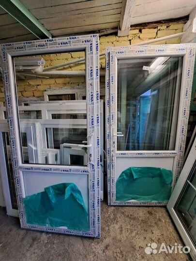 Окна и двери пластиковые, новые