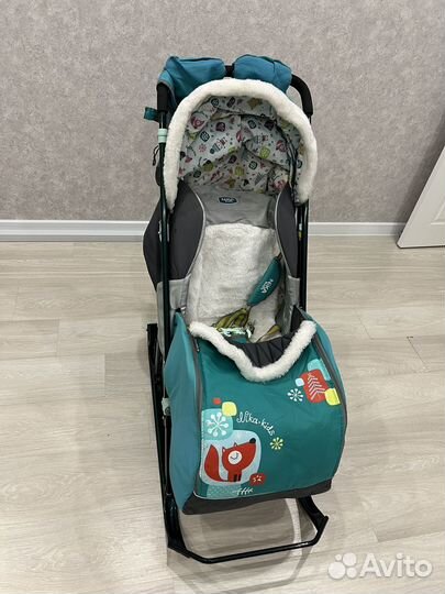 Санки коляска nika kids
