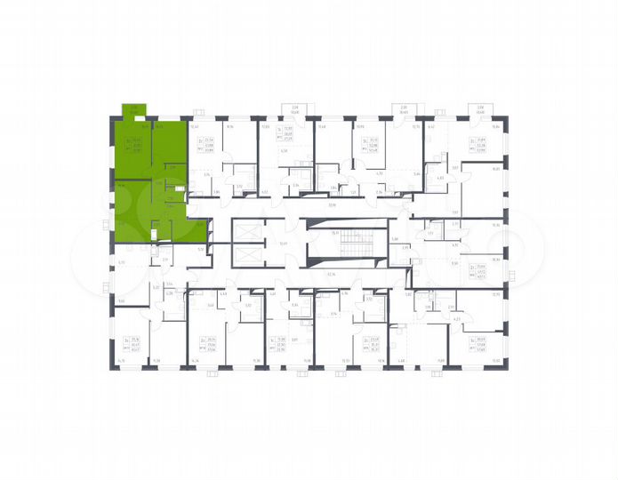 3-к. квартира, 61,7 м², 14/14 эт.