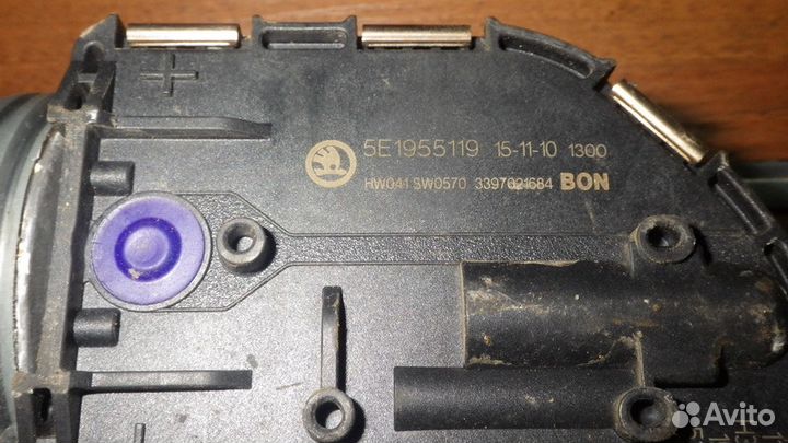 Трапеция стеклоочистителя шкода А 7