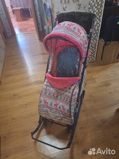 Санки-коляска Nika kids Умка 3-1