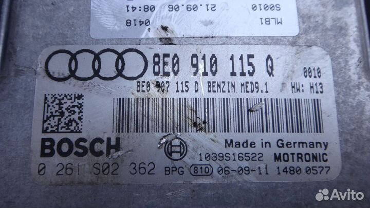 Блок управления двигателем Audi A4 B7 2.0Tfsi BWE