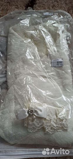 Конверт вязаный на выписку