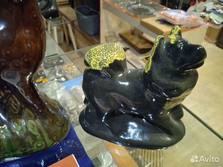 СССР статуэтки 3шт. лотом Обливная керамика