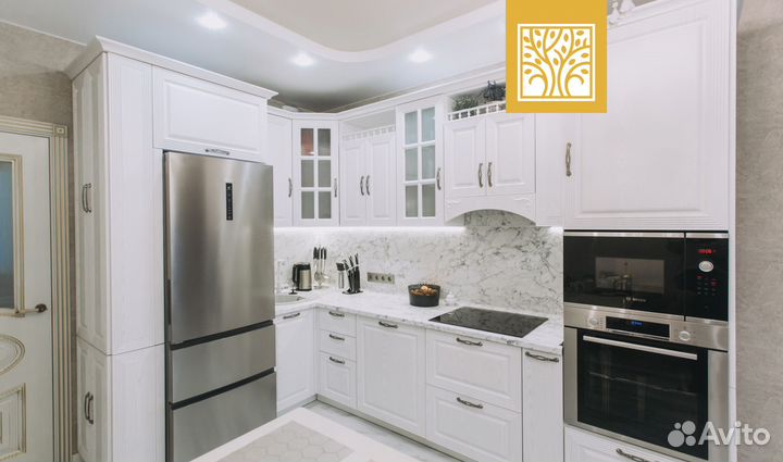 Прямая кухня «Аркадия» + духовка в подарок