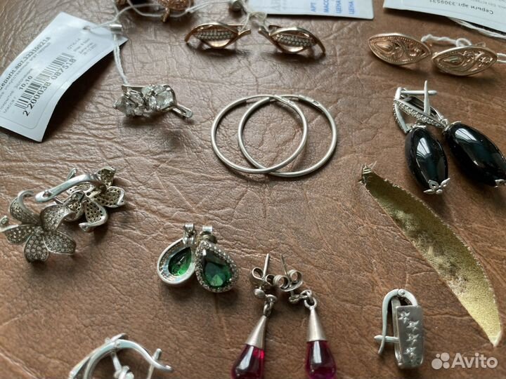 Серебряные серьги