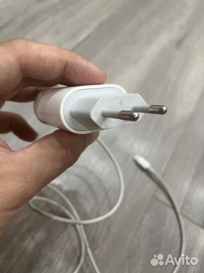 Оригинальная быстрая зарядка apple 20w блок+провод