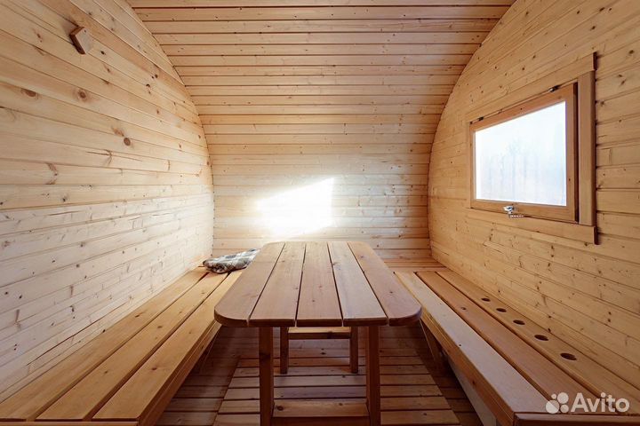 Баня на дровах с санузлом и комнатой отдыха